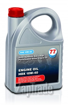 Моторное масло 77lubricants Engine Oil HDX 10W-40 Полусинтетическое