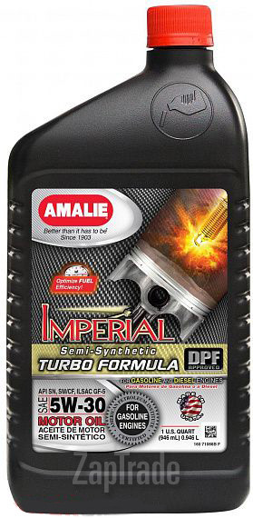 Купить моторное масло Amalie Imperial Turbo Formula Полусинтетическое | Артикул 160-71066-56