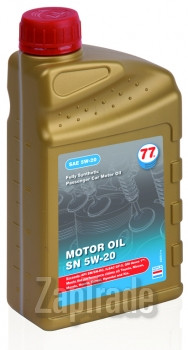 Моторное масло 77lubricants MOTOR OIL SN 5w20 Синтетическое