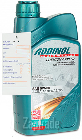 Купить моторное масло Addinol Premium 0530 FD Синтетическое | Артикул 4014766074010