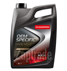 Купить моторное масло Champion oil OEM SPECIFIC 5W30 MS-F Синтетическое | Артикул 8209512