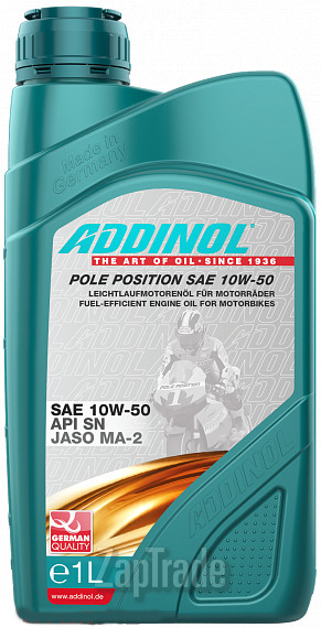Купить моторное масло Addinol Pole Position Синтетическое | Артикул 4014766073457