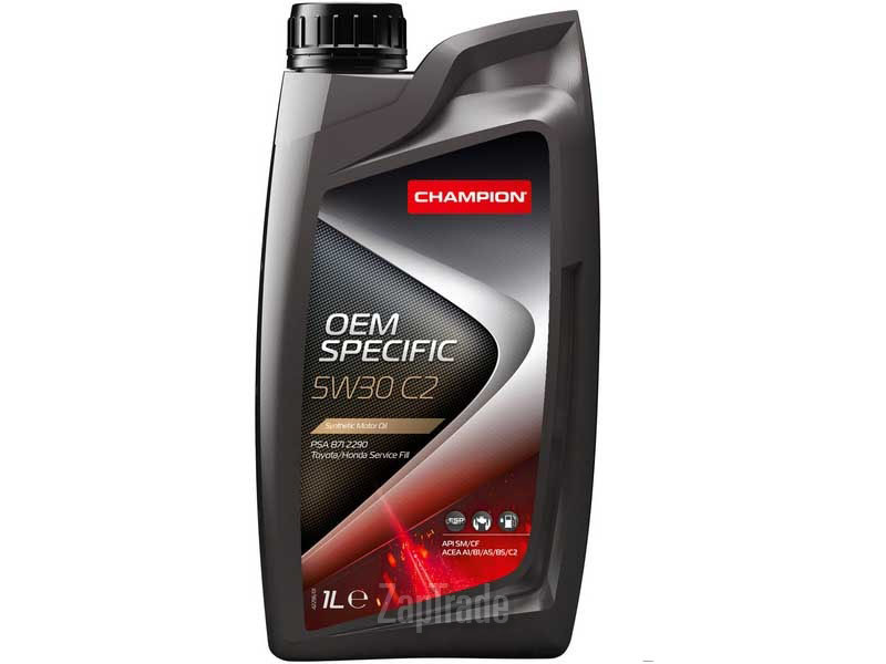 Купить моторное масло Champion oil OEM SPECIFIC 5W30 C2 Синтетическое | Артикул 8209611