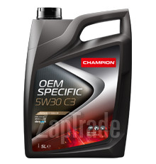 Купить моторное масло Champion oil OEM SPECIFIC 5W30 C3 Синтетическое | Артикул 8208911