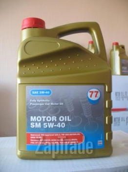 Купить моторное масло 77lubricants Motor oil SM  SAE 5w-40 Синтетическое | Артикул 4204-4