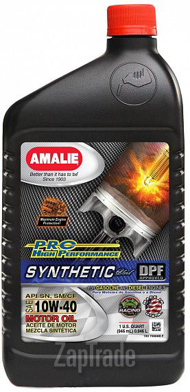 Купить моторное масло Amalie PRO High Performance Synthetic Синтетическое | Артикул 160-75686-56