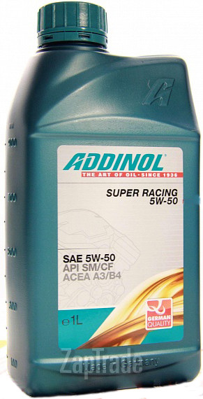 Купить моторное масло Addinol Super Racing Синтетическое | Артикул 4014766072122