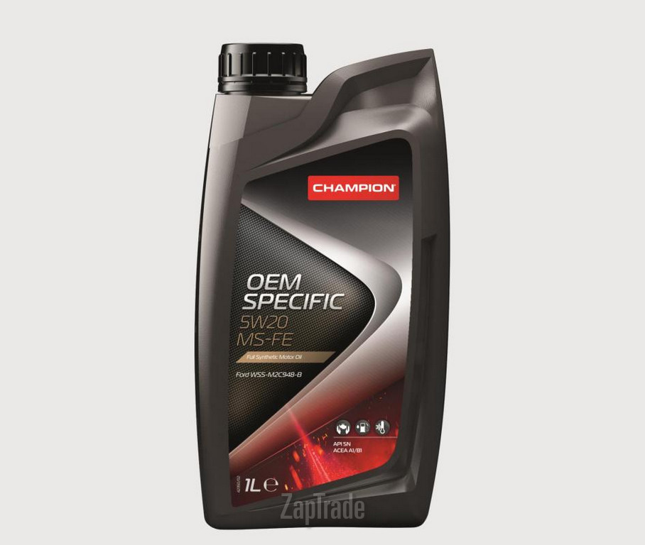Купить моторное масло Champion oil OEM SPECIFIC 5W20 MS-FE Синтетическое | Артикул 8226748