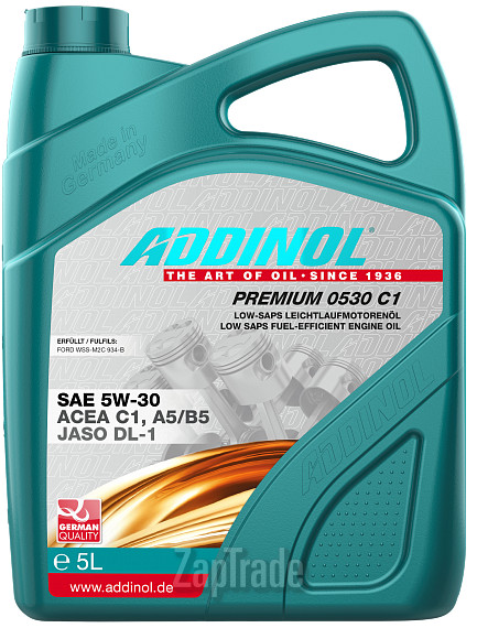 Купить моторное масло Addinol Premium 0530 C1 Синтетическое | Артикул 4014766241306