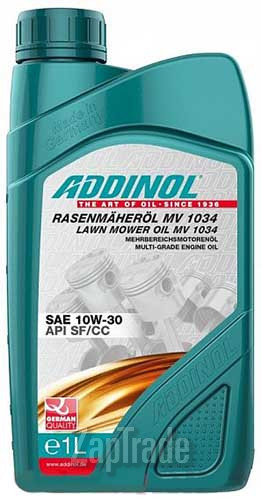 Купить моторное масло Addinol Rasenmaherol MV 1034 Минеральное | Артикул 4014766070746