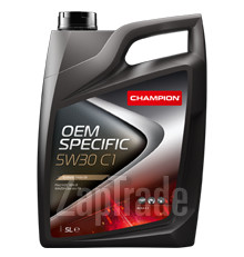 Купить моторное масло Champion oil OEM SPECIFIC 5W30 C1 Синтетическое | Артикул 8208614