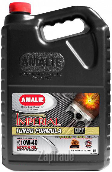 Купить моторное масло Amalie Imperial Turbo Formula Синтетическое | Артикул 160-71087-36